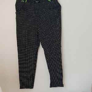Reitmans Black and White Polka Dot Pants